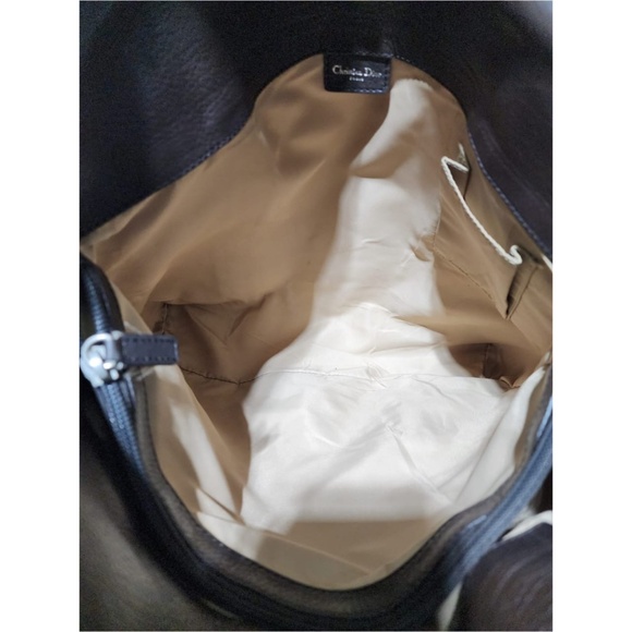 Authentic Christian Dior Diorissimo Street Chic Tote Bag Brown/Beige - Picture 9 of 11